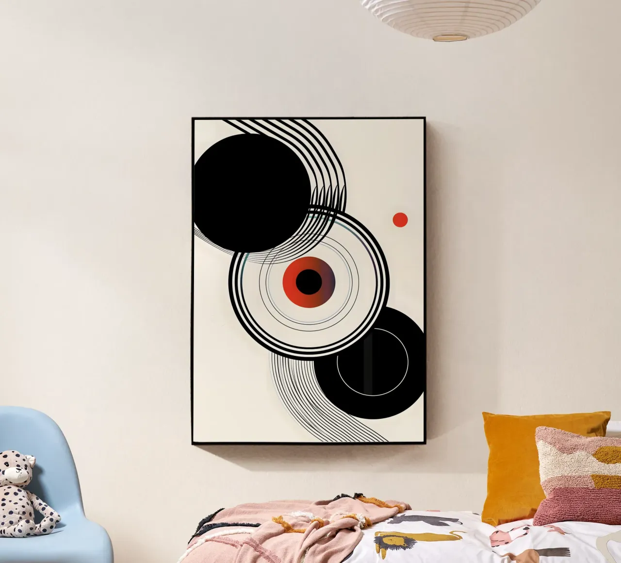 Bold geometric shapes in black plexiglass da LisaArtes
