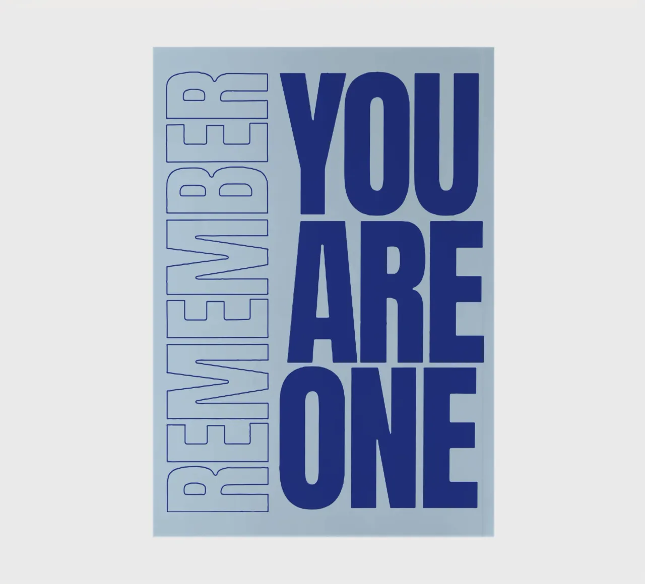 You Are One notebook by Gunawan Rb