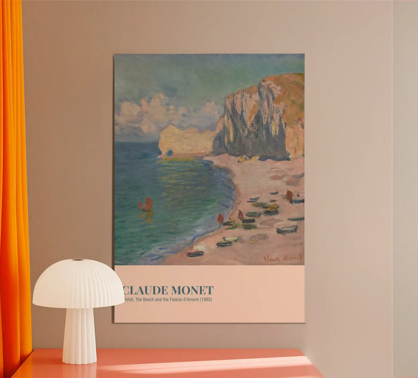 Poster Impressionists Claude Monet poster da the red studio