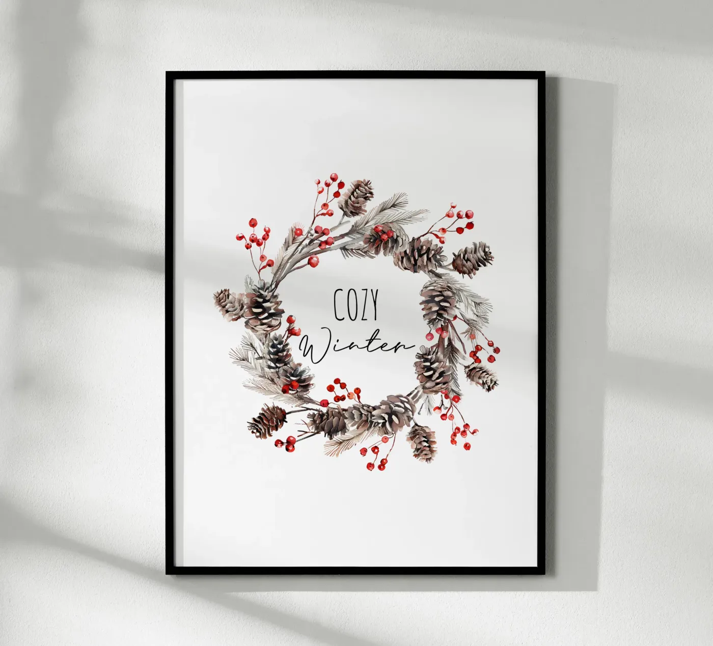 Cozy Winter poster da artographieHome