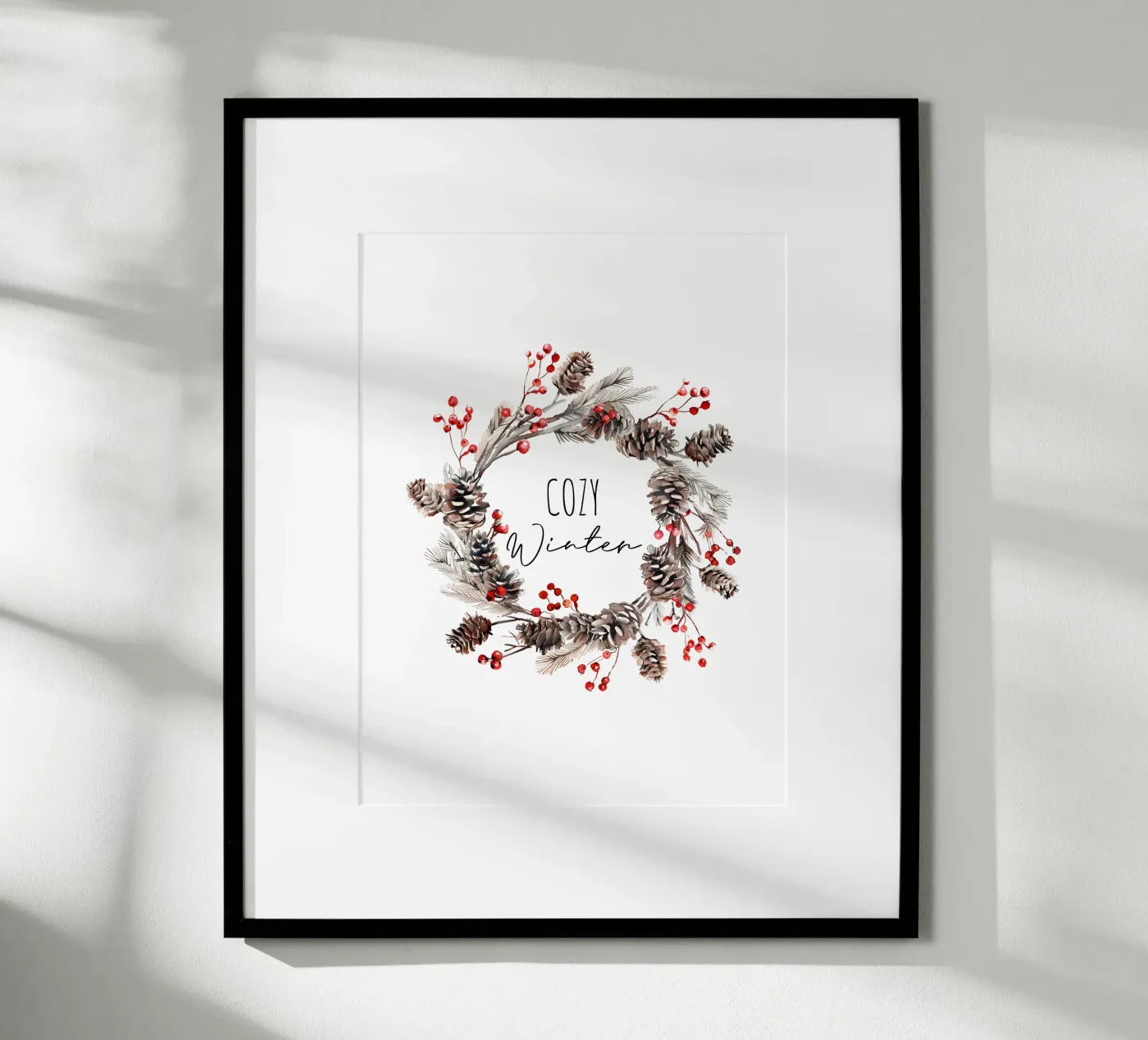 Cozy Winter poster da artographieHome