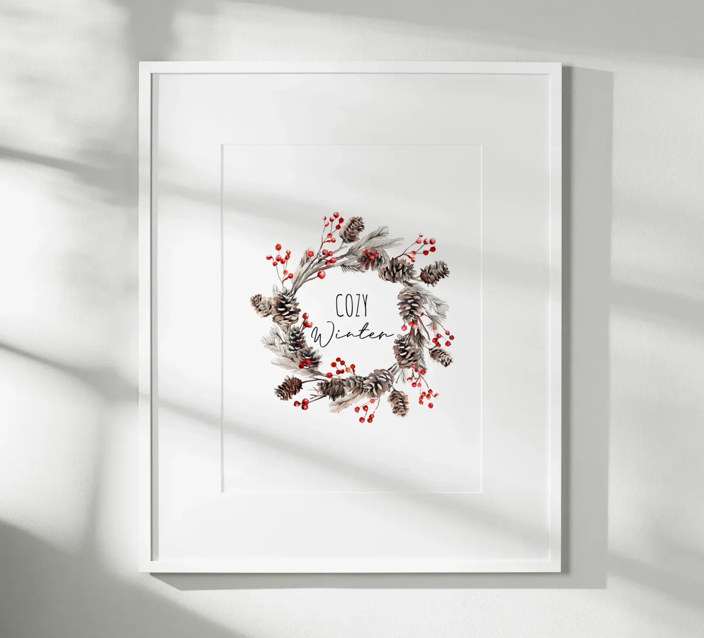 Cozy Winter poster da artographieHome