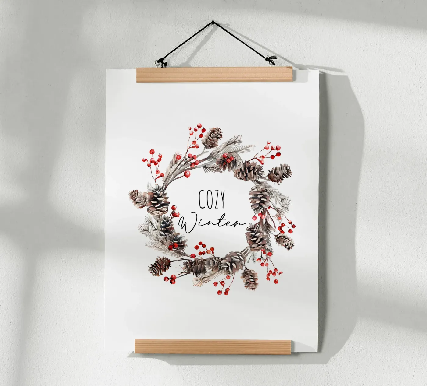 Cozy Winter poster da artographieHome