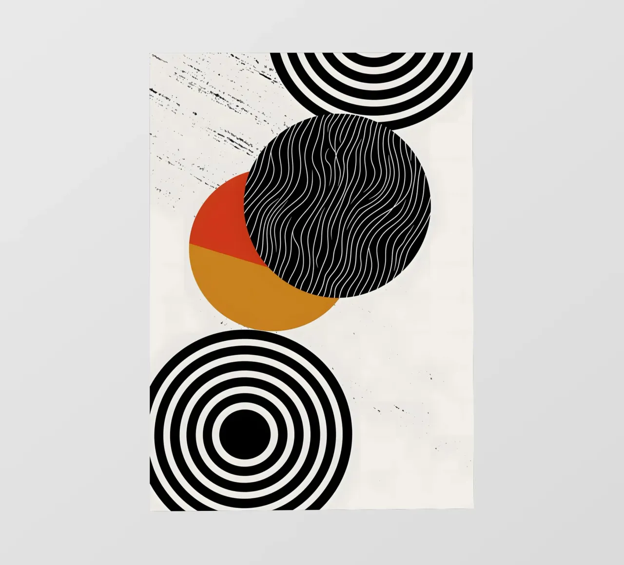 concentric circles telo in pvc da LisaArtes