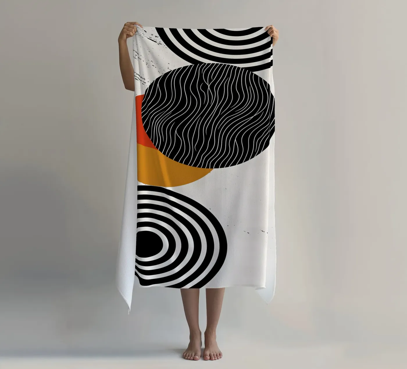 concentric circles telo mare da LisaArtes