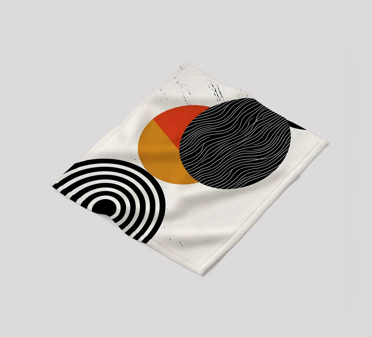 concentric circles coperta in pile da LisaArtes