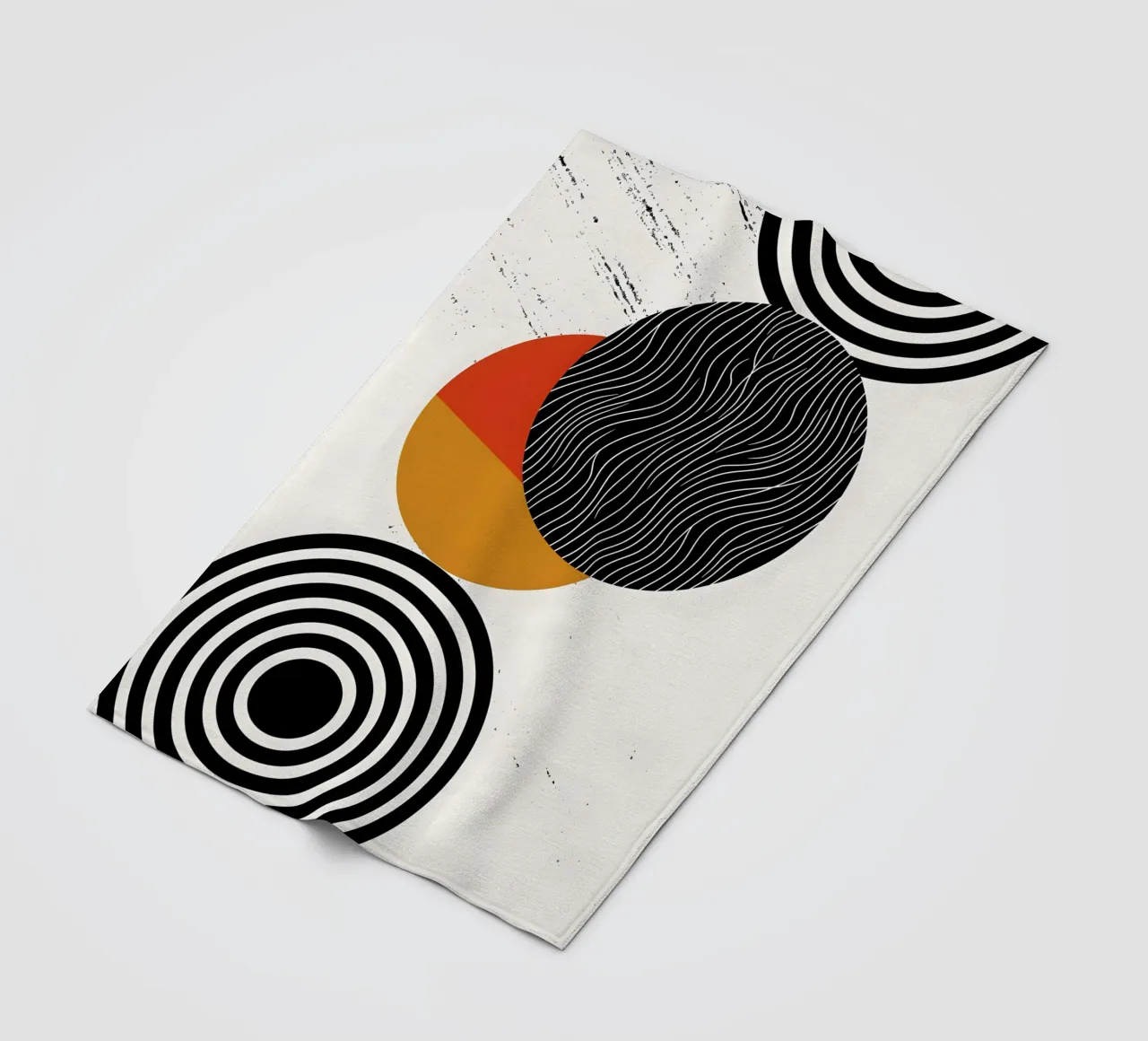 concentric circles coperta in pile da LisaArtes