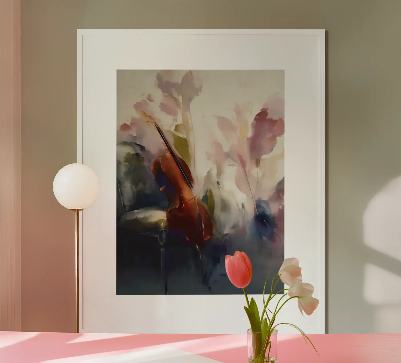 Cello Bloom poster by Hazia