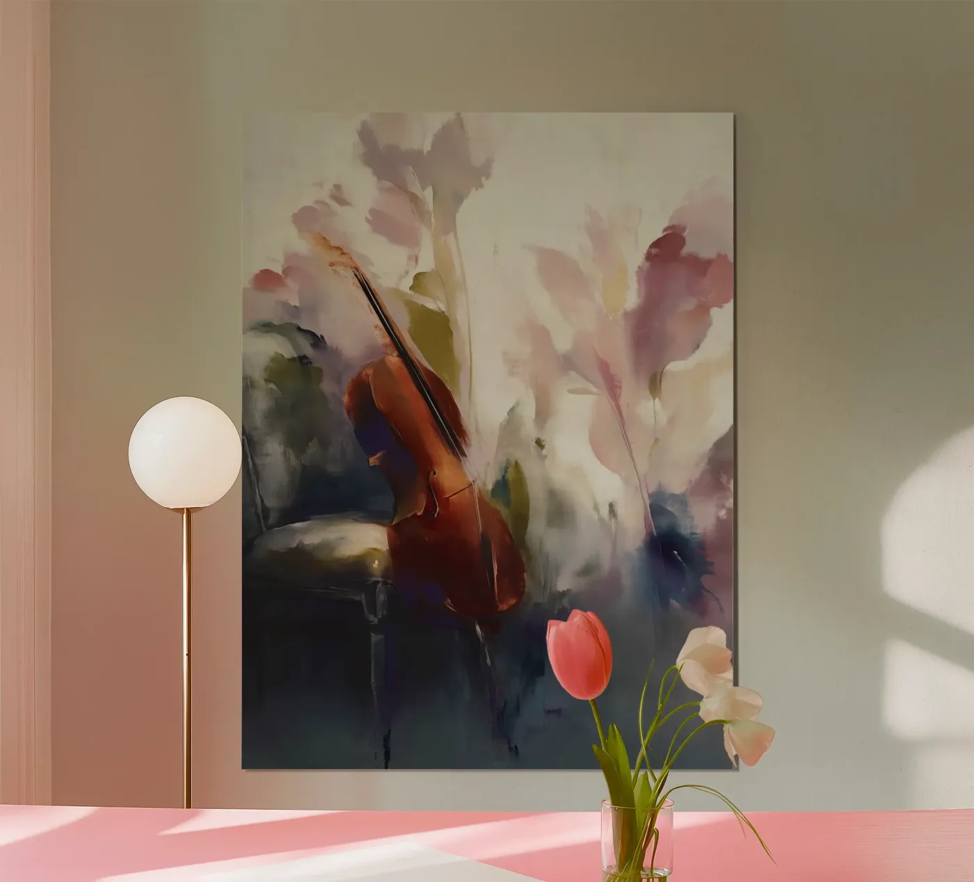 Cello Bloom poster by Hazia
