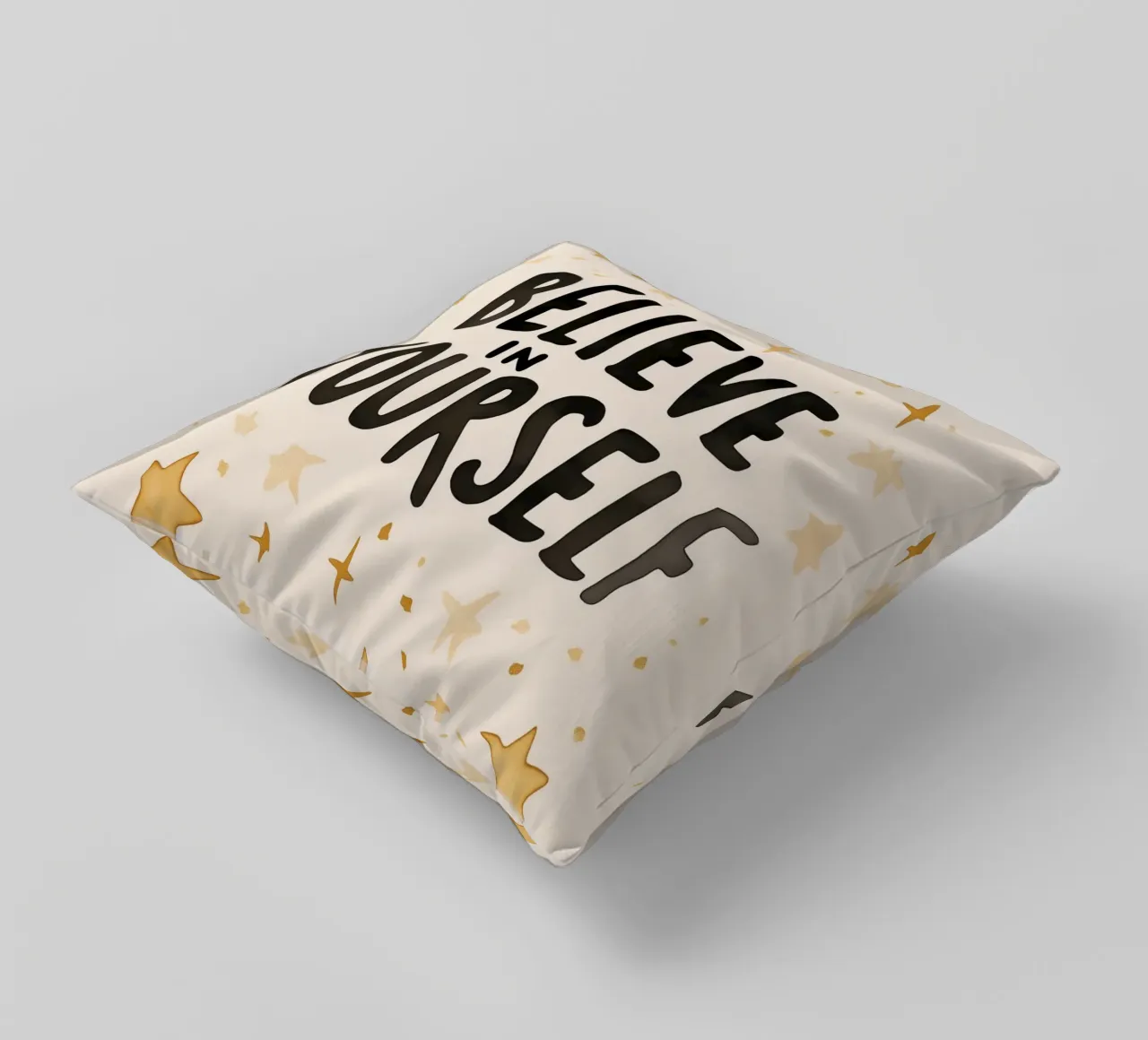 Believe In Yourself decorative cushion by treechild
