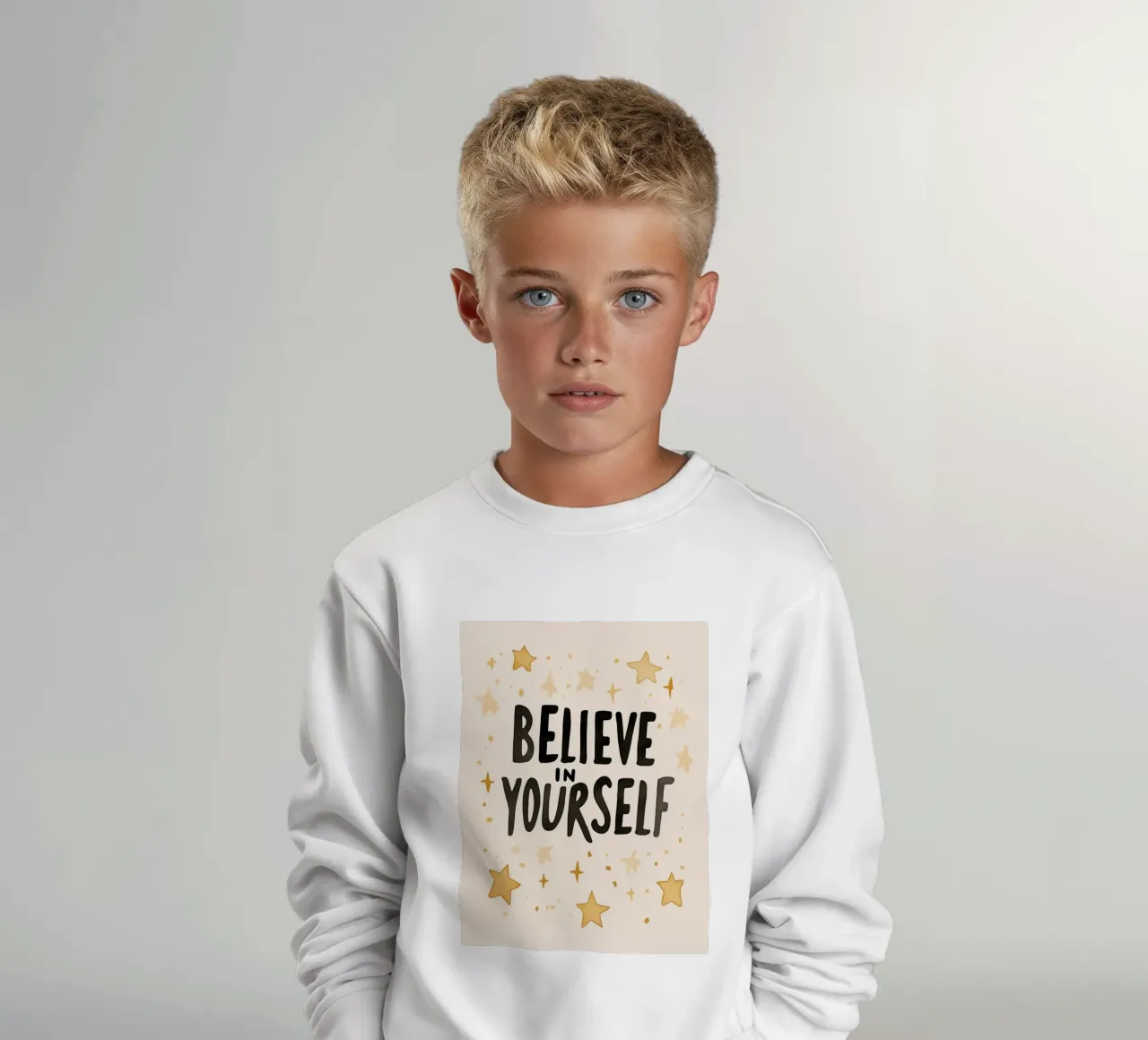 Believe In Yourself felpa bambino da treechild
