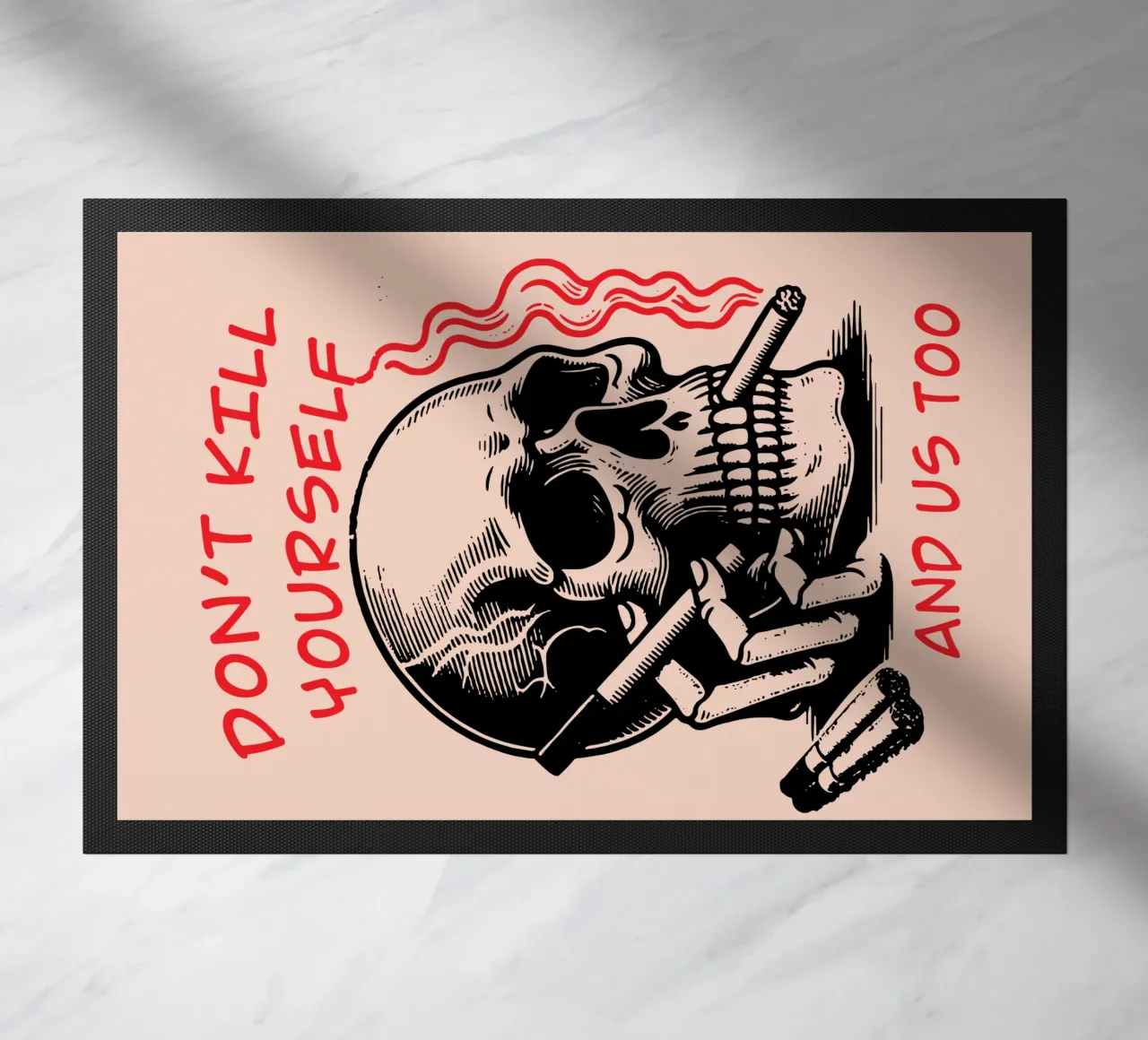 Don't kill yourself doormat by Gunawan Rb