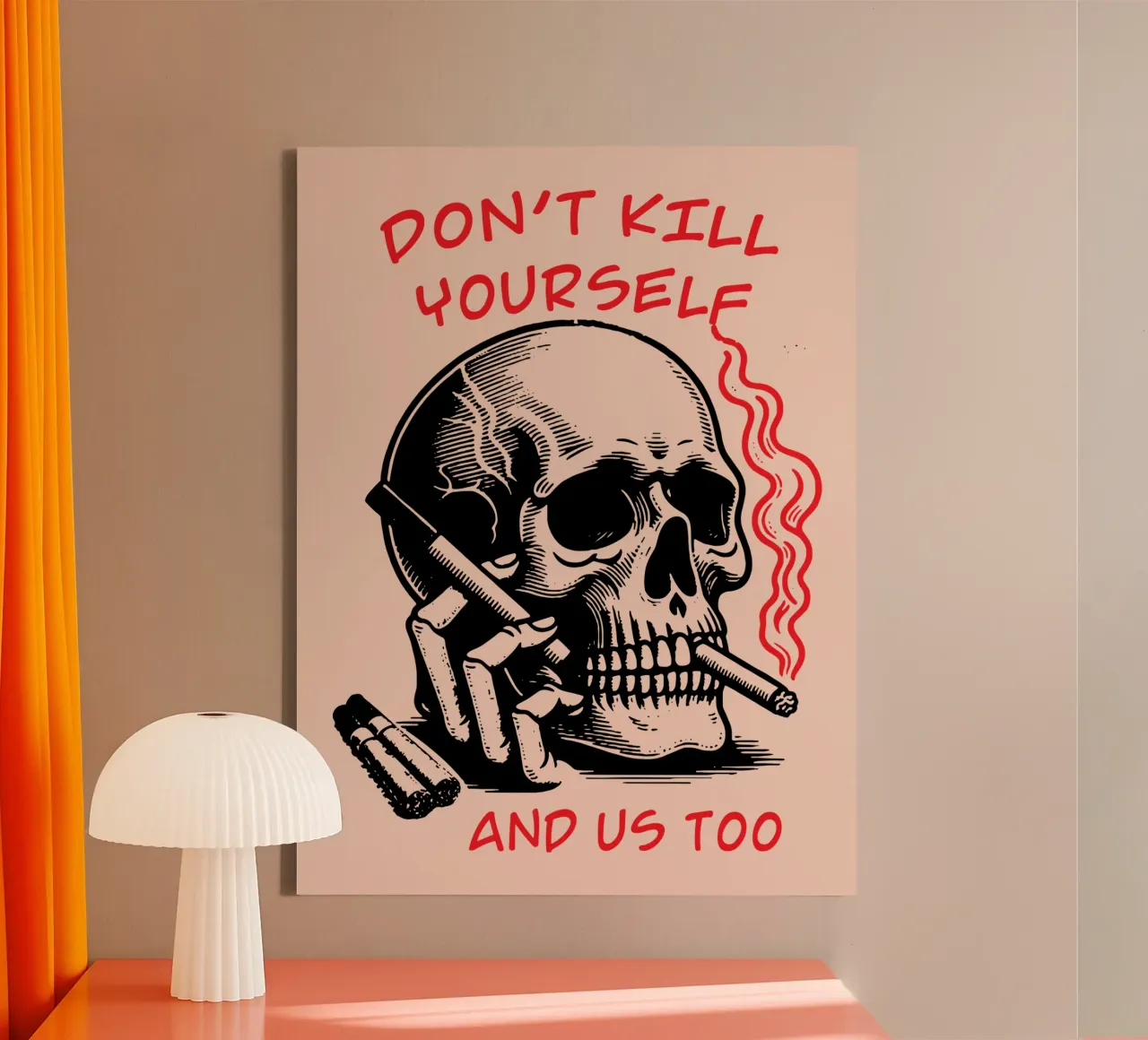 Don't kill yourself canvas by Gunawan Rb