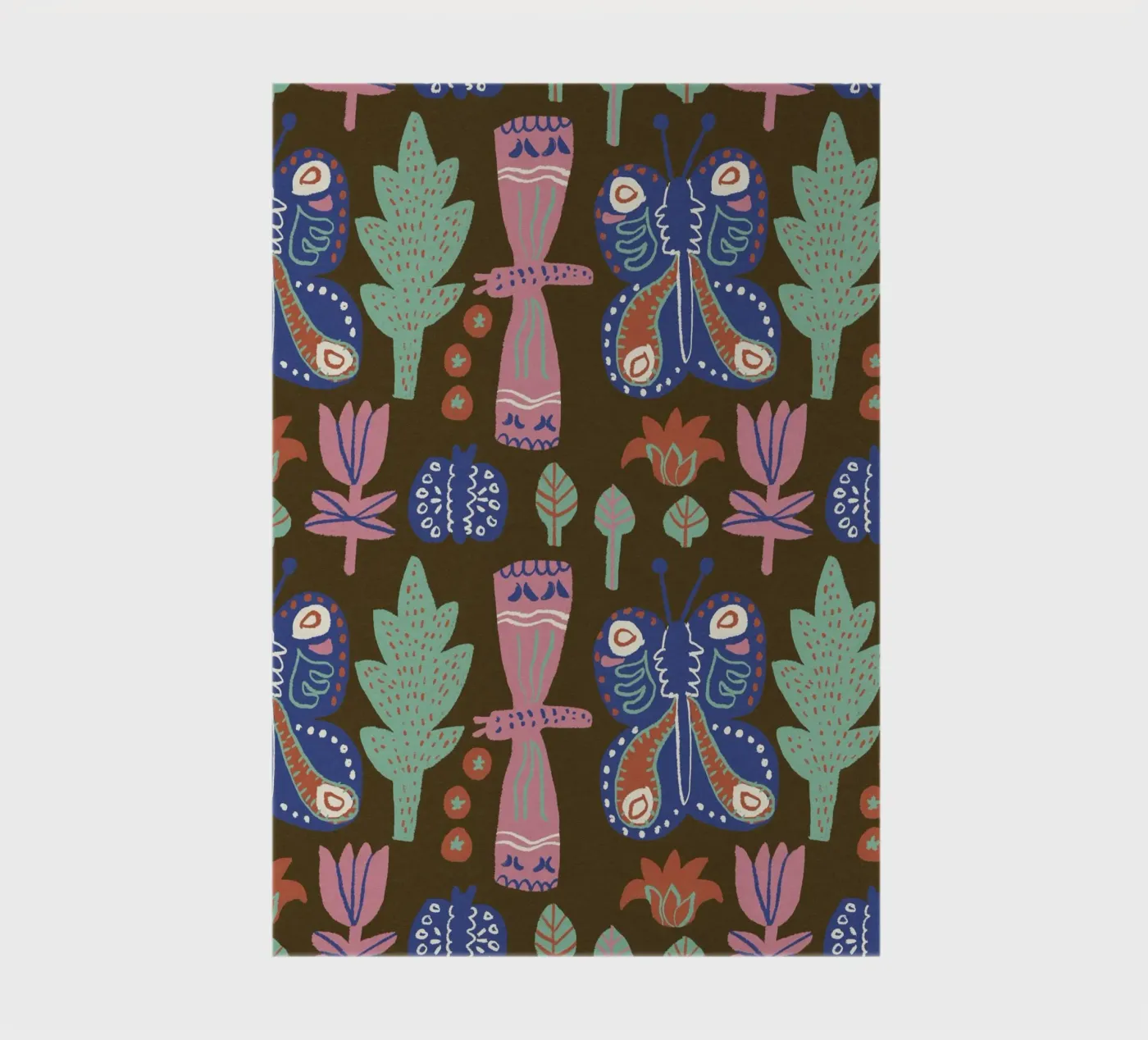 Midnight Summer Folk Notizbuch von Raipa Studio