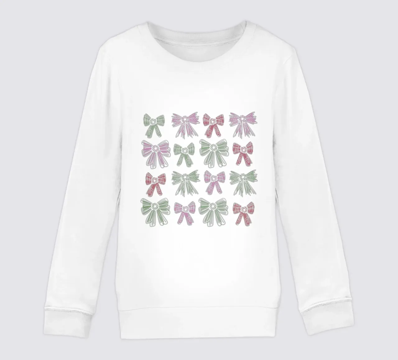 Christmas Bows felpa bambino da anisillustration
