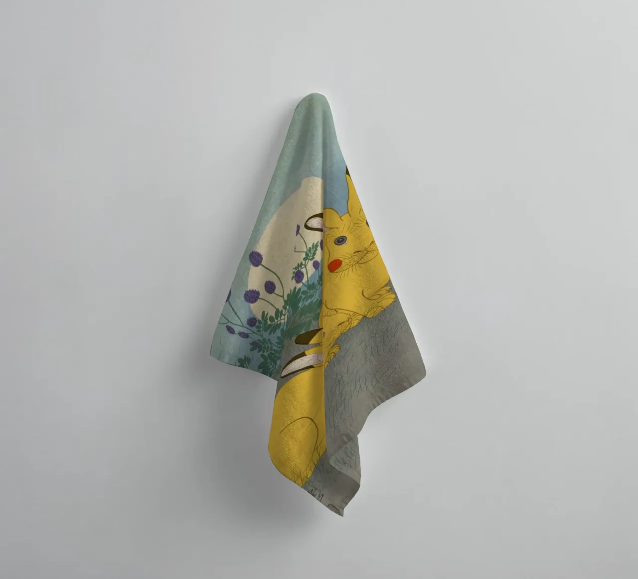 Usagi towel by Ads Libitum