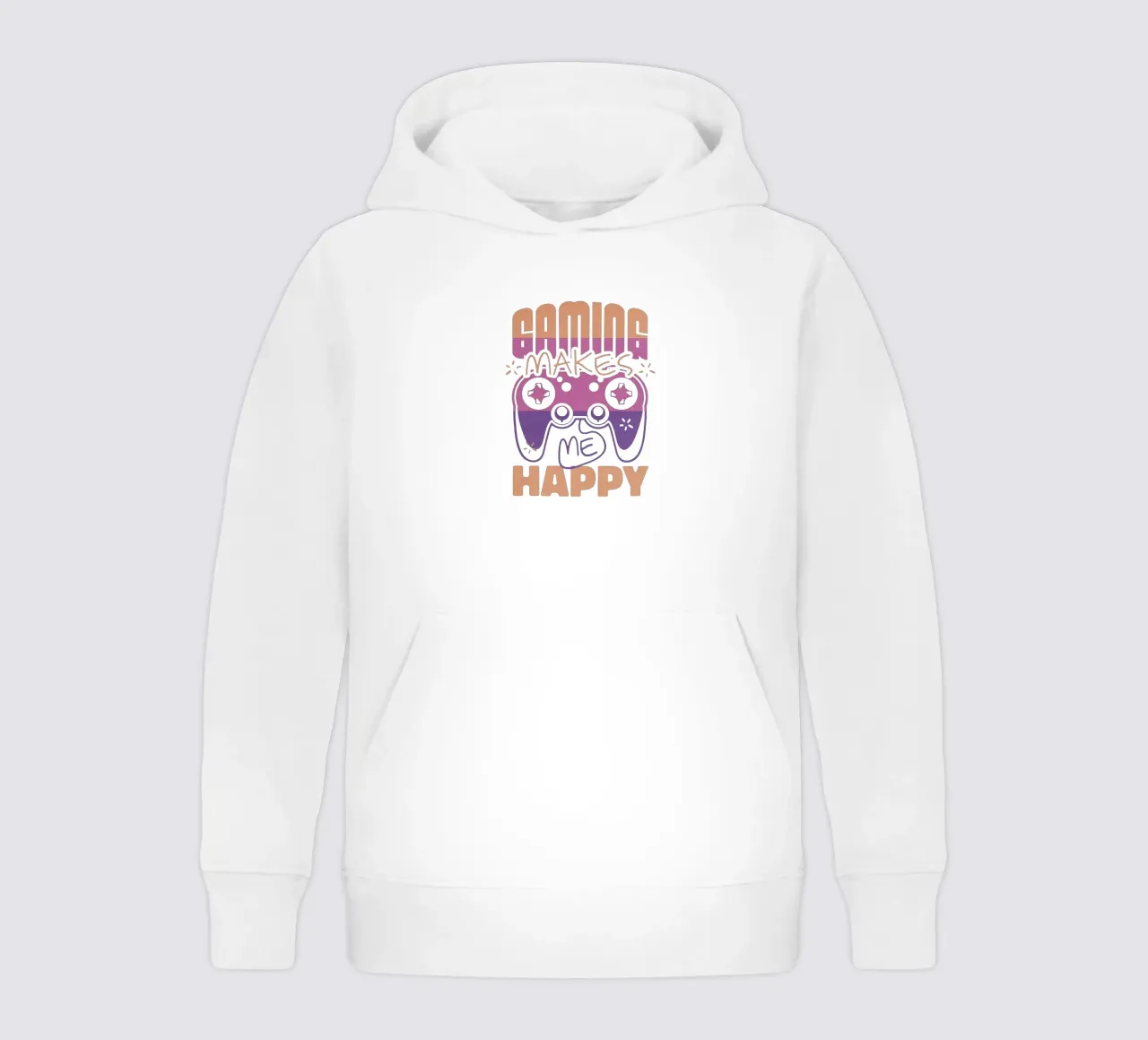 Il gioco mi rende felice felpa bambino con cappuccio da Gunawan Rb