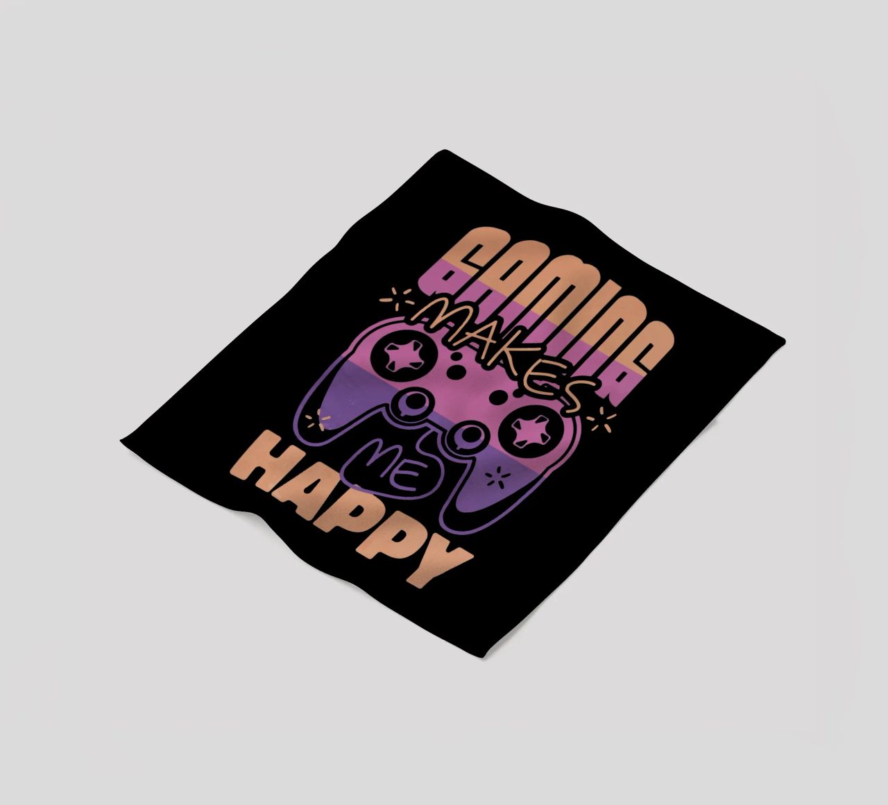 Il gioco mi rende felice coperta in pile da Gunawan Rb