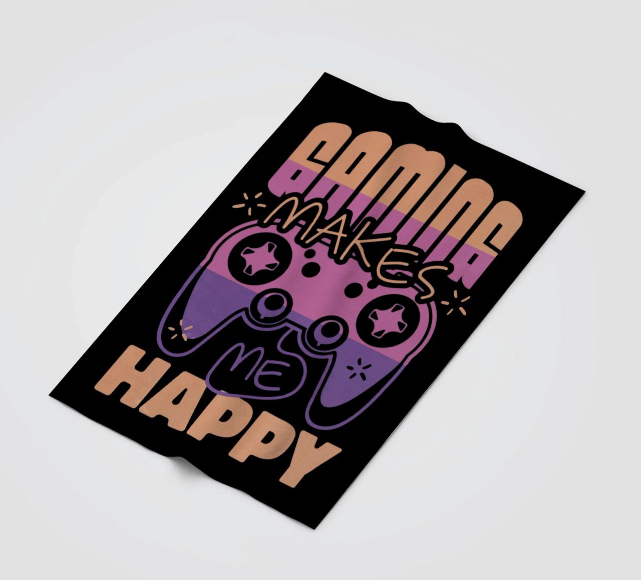 Il gioco mi rende felice coperta in pile da Gunawan Rb
