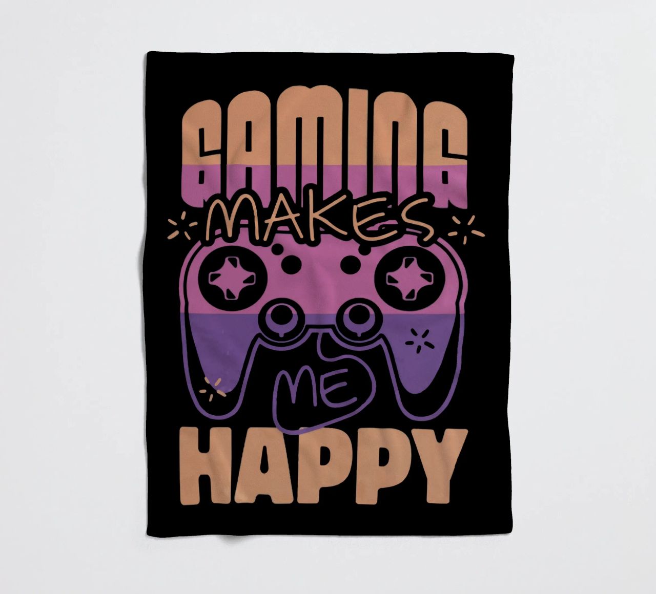 Il gioco mi rende felice coperta in pile da Gunawan Rb