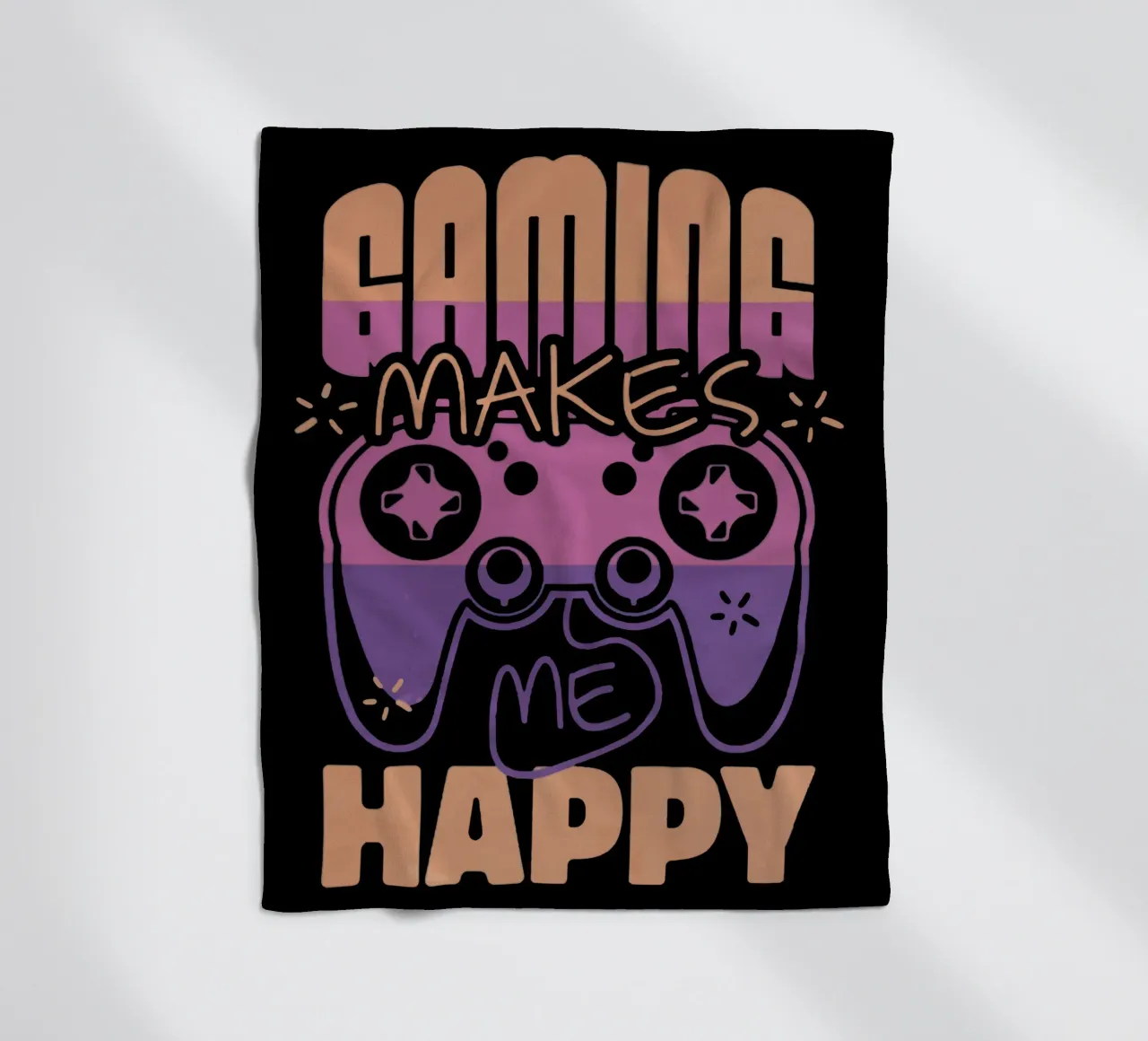 Il gioco mi rende felice coperta in pile da Gunawan Rb