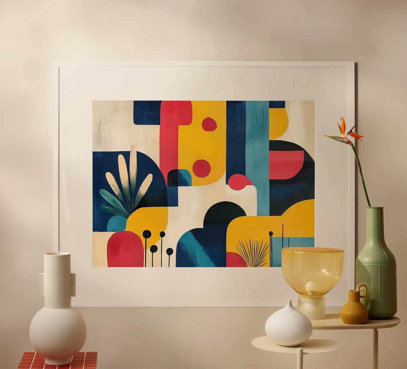 Bright Side Geometry poster da Voyage