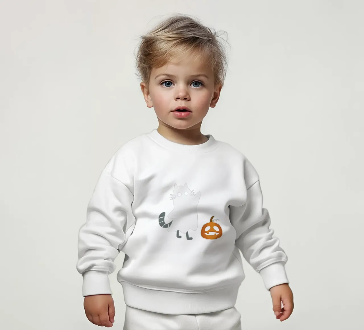 Ghost cat sudadera de bebé de edsonramosart