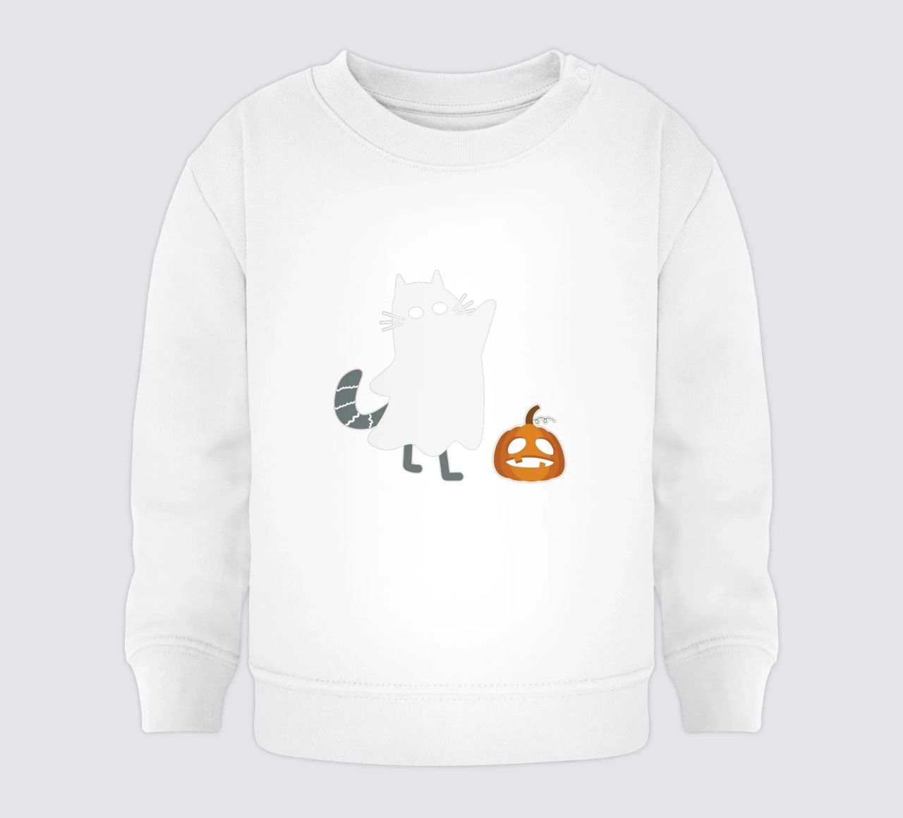 Ghost cat felpa neonato da edsonramosart
