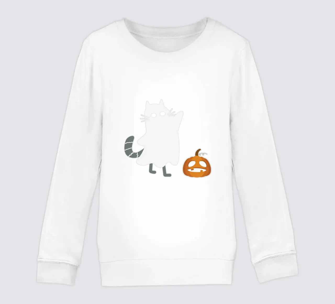 Ghost cat felpa bambino da edsonramosart