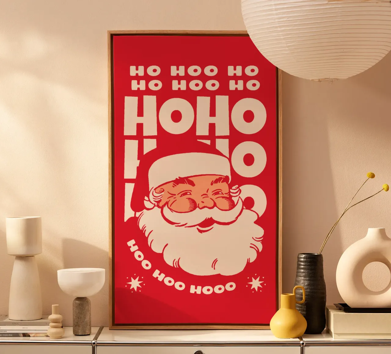 Ho Ho Ho canvas by Gunawan Rb
