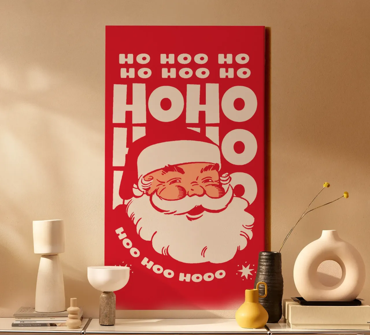 Ho Ho Ho canvas by Gunawan Rb
