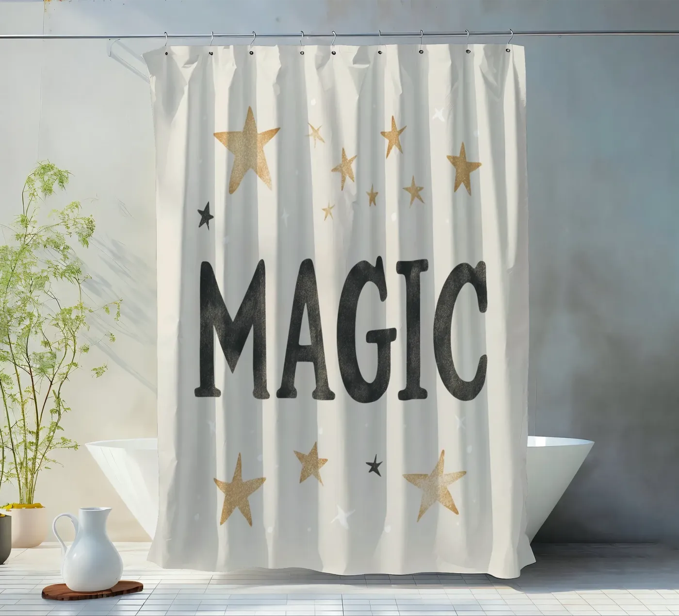 Magic douchegordijn van treechild