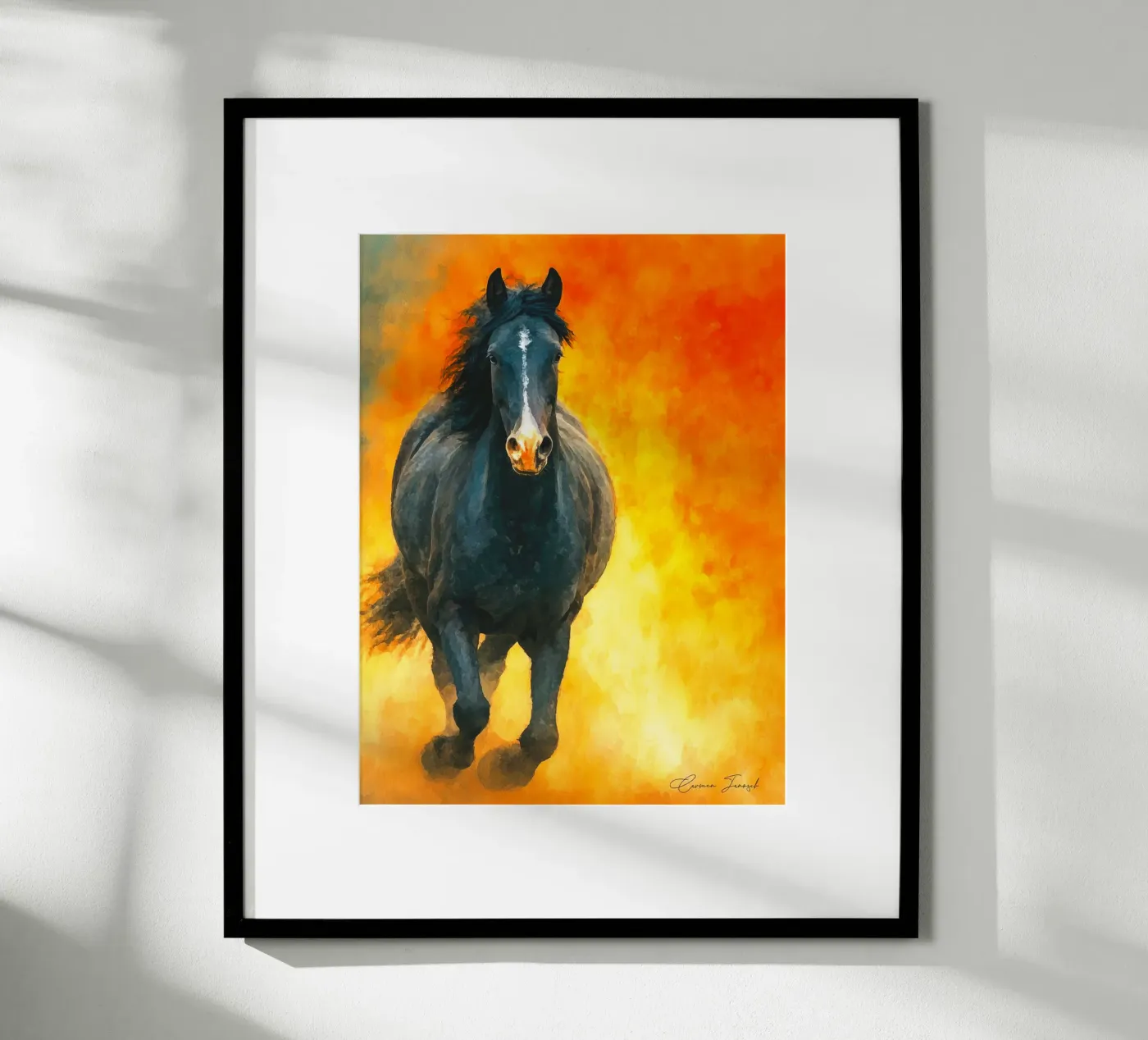 Pferd Poster von Puschkinowa