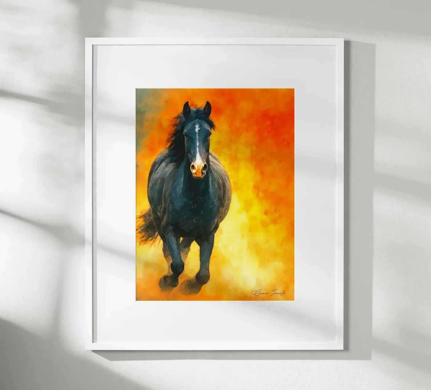 Pferd Poster von Puschkinowa