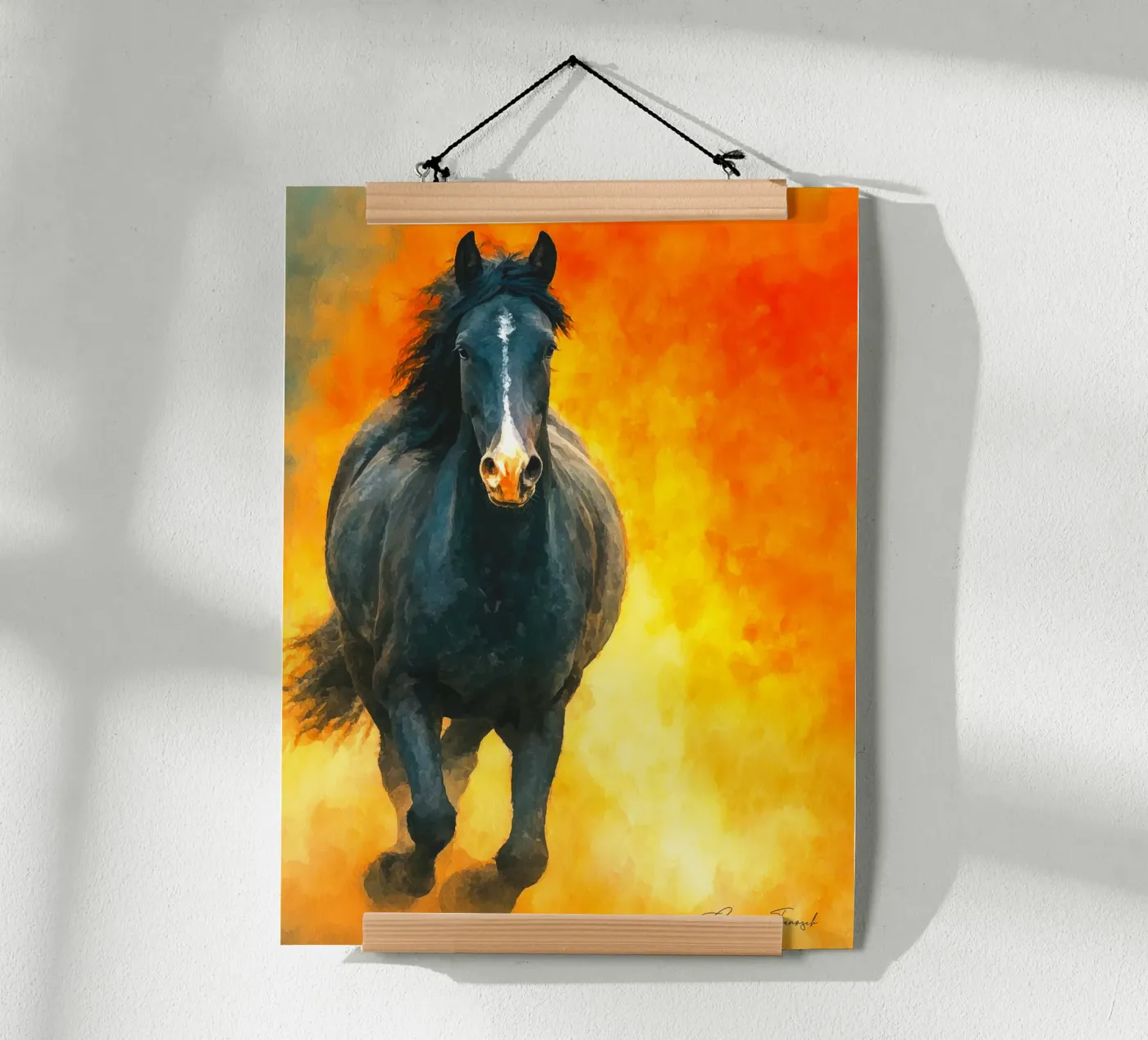 Pferd Poster von Puschkinowa