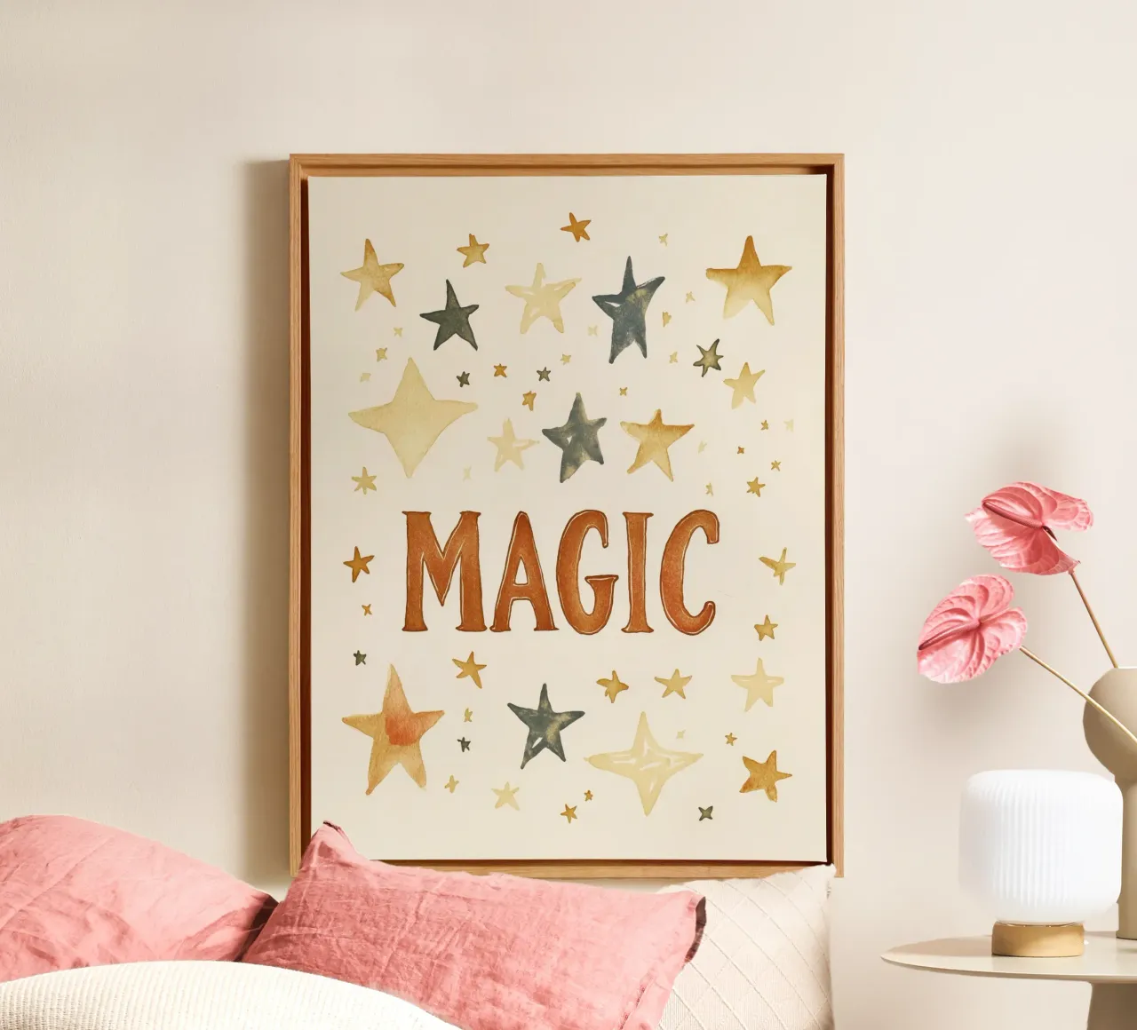 Magic (No 2) tela con Cornice a cassetta da treechild