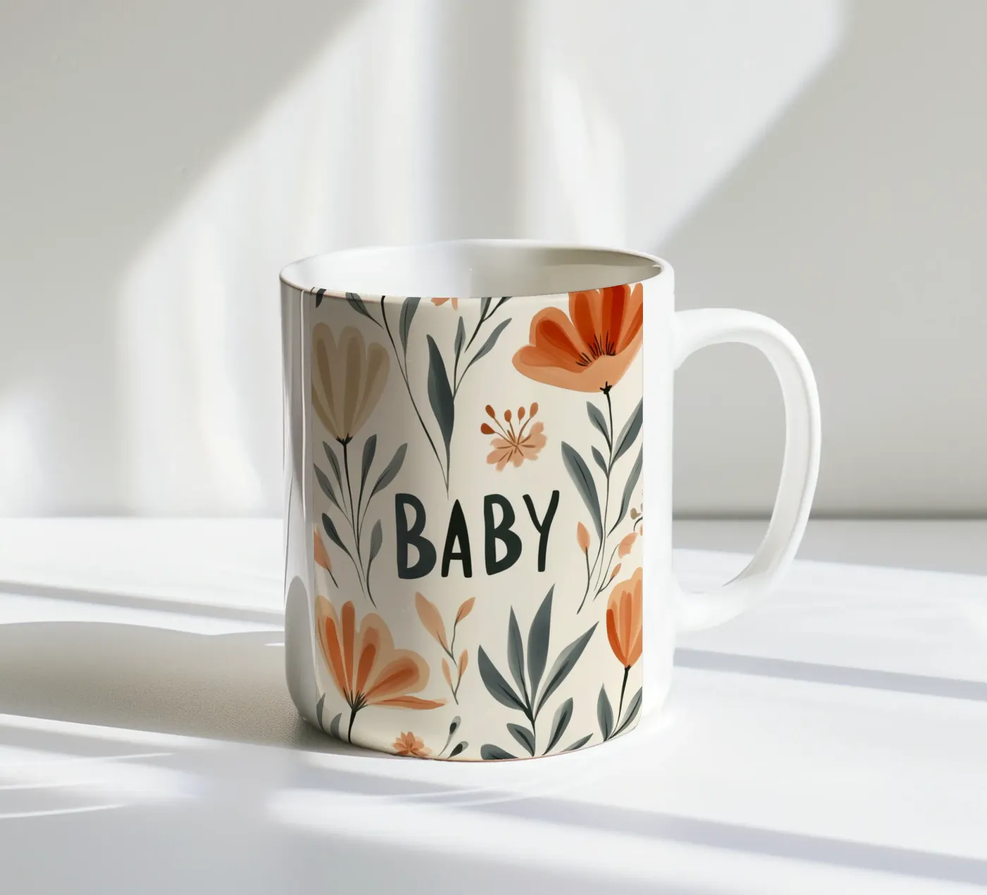 Baby ceramic mug by treechild