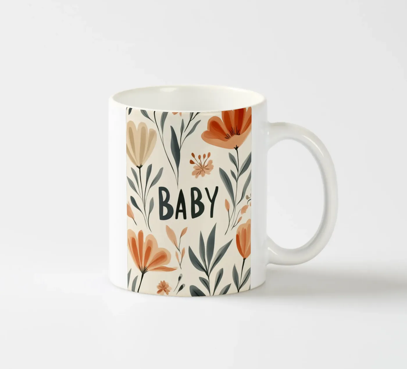 Baby ceramic mug by treechild