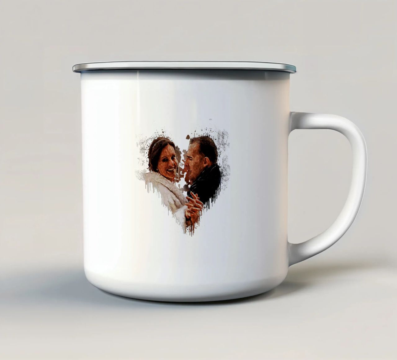 Amore di coppia tazza in smalto da Gunawan Rb