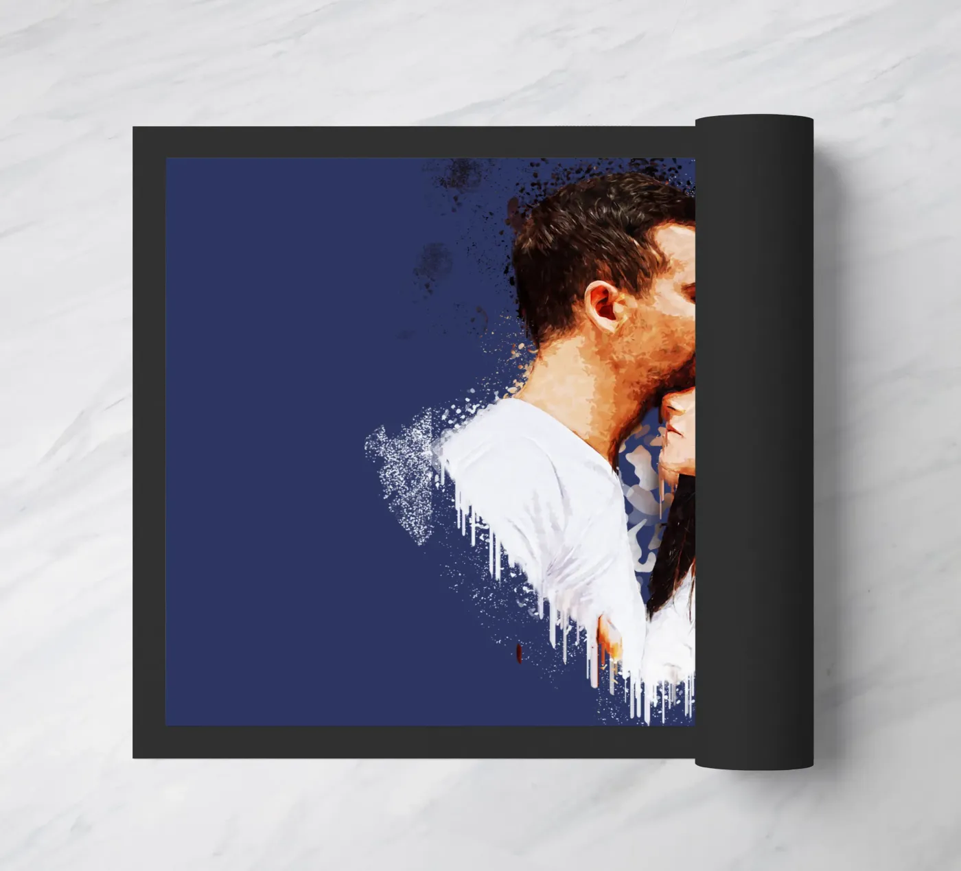 Young Couple deurmat van Gunawan Rb