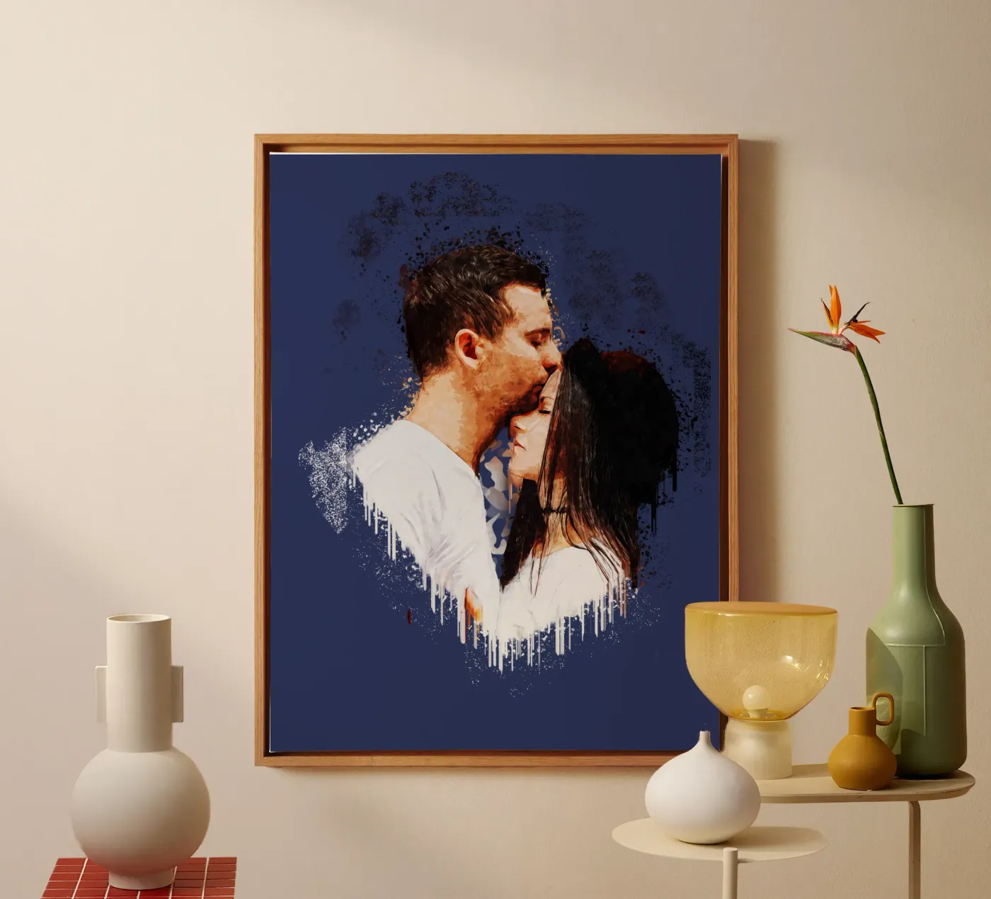Jong stel canvas van Gunawan Rb