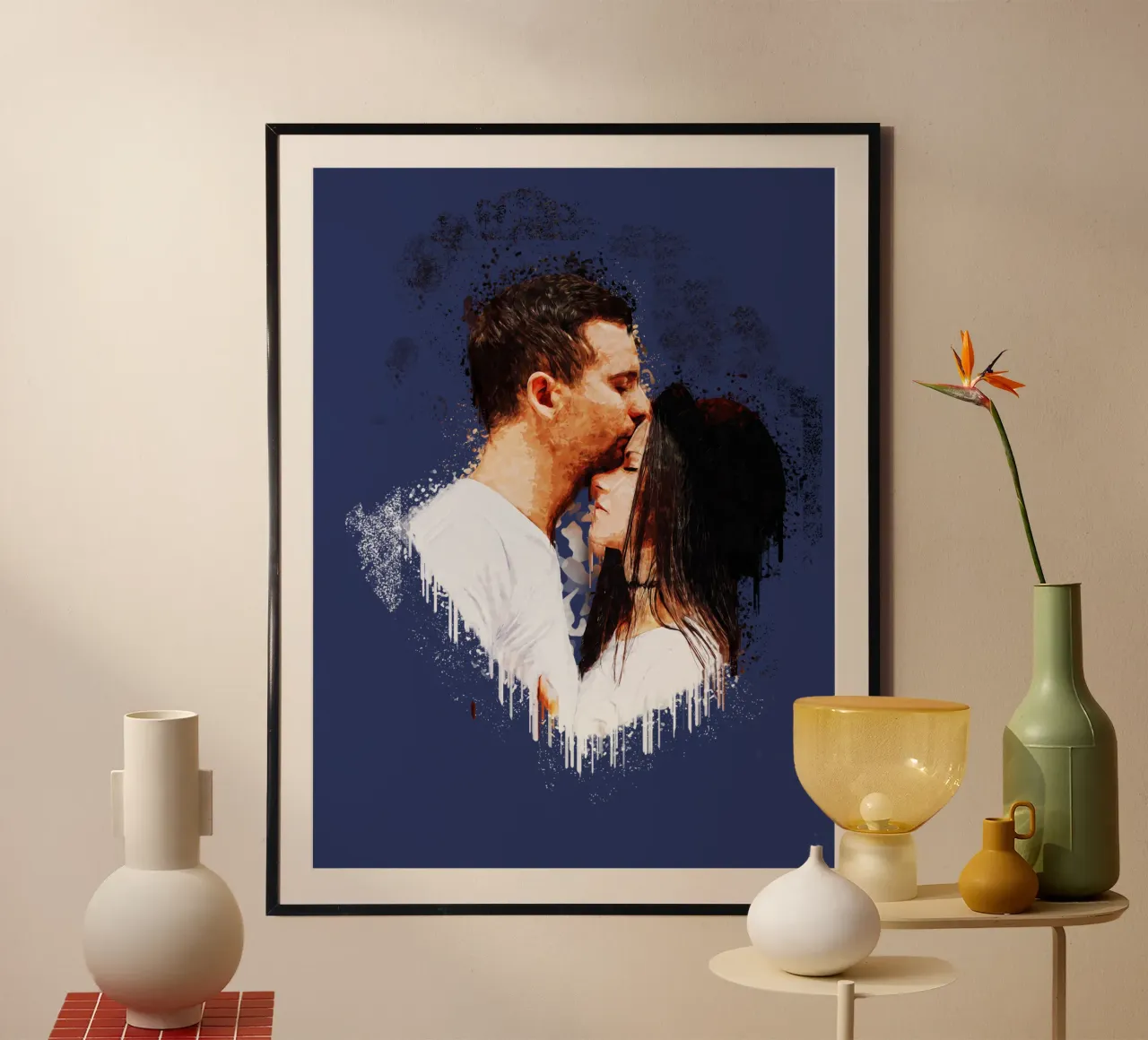 Jong stel poster van Gunawan Rb