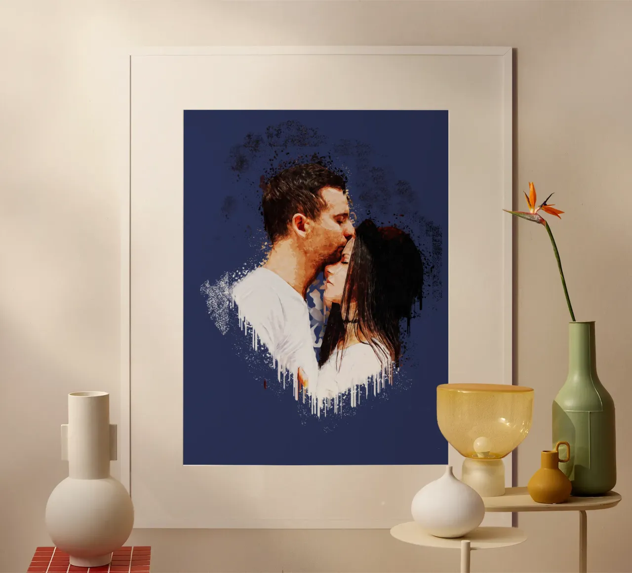 Jong stel poster van Gunawan Rb