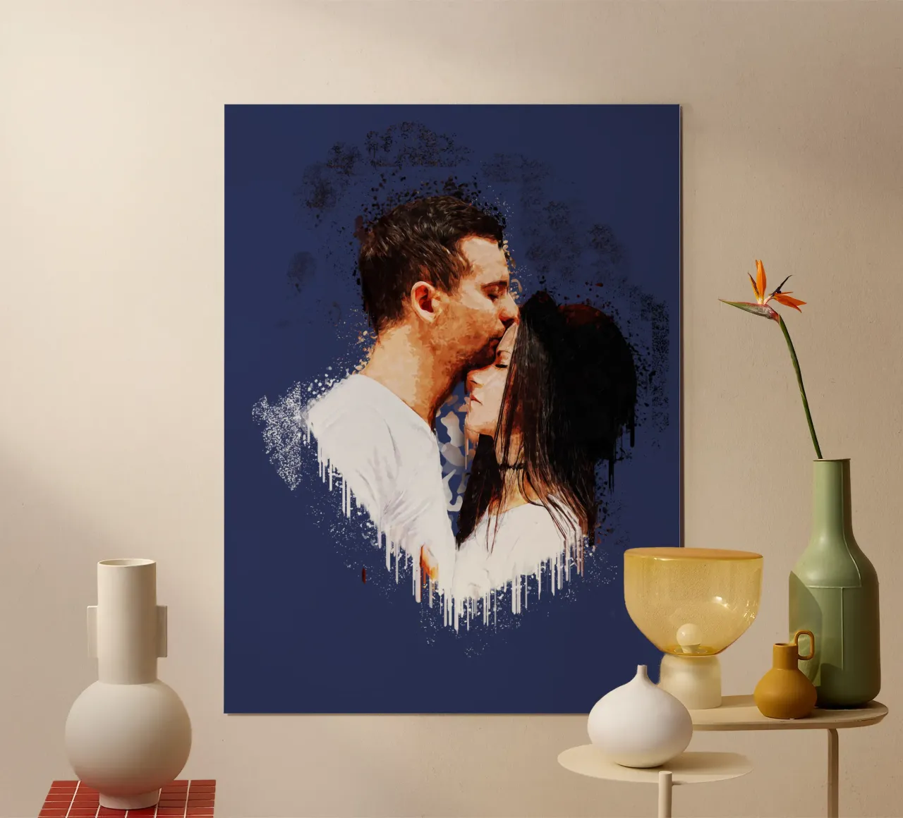 Jong stel poster van Gunawan Rb