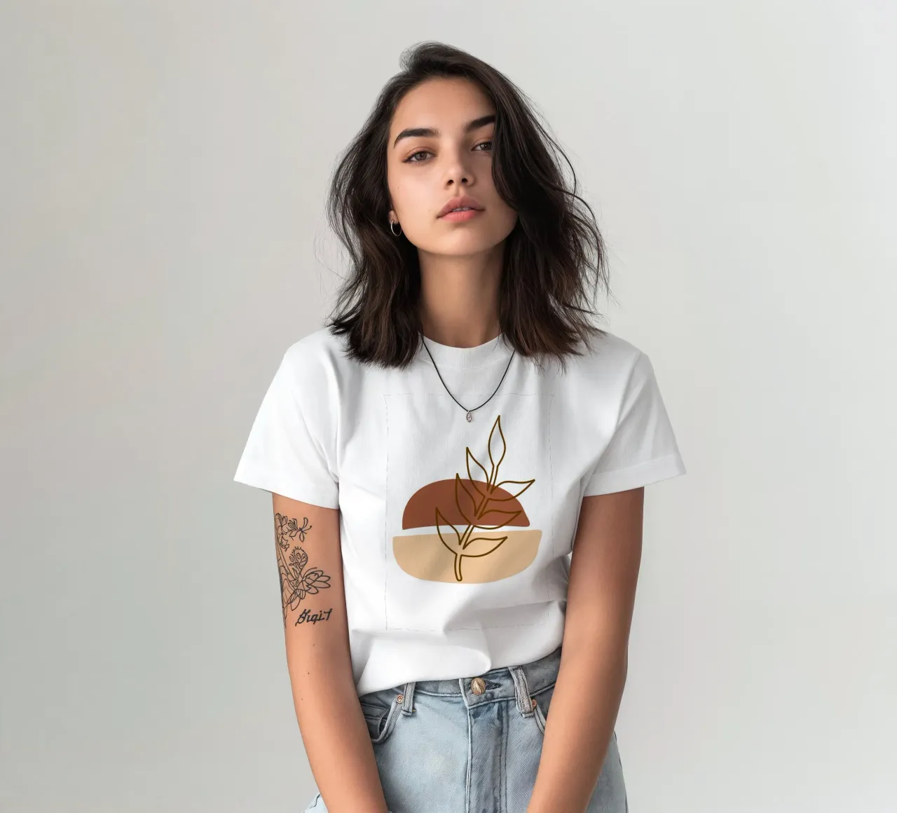 Abstract composition a leafy twig camiseta de LisaArtes