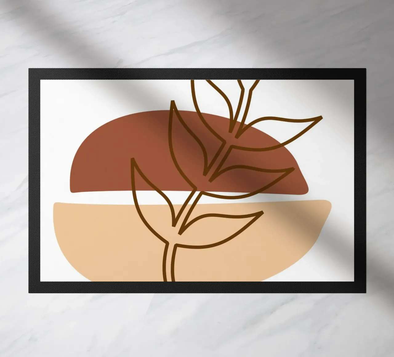 Abstract composition a leafy twig zerbino da LisaArtes