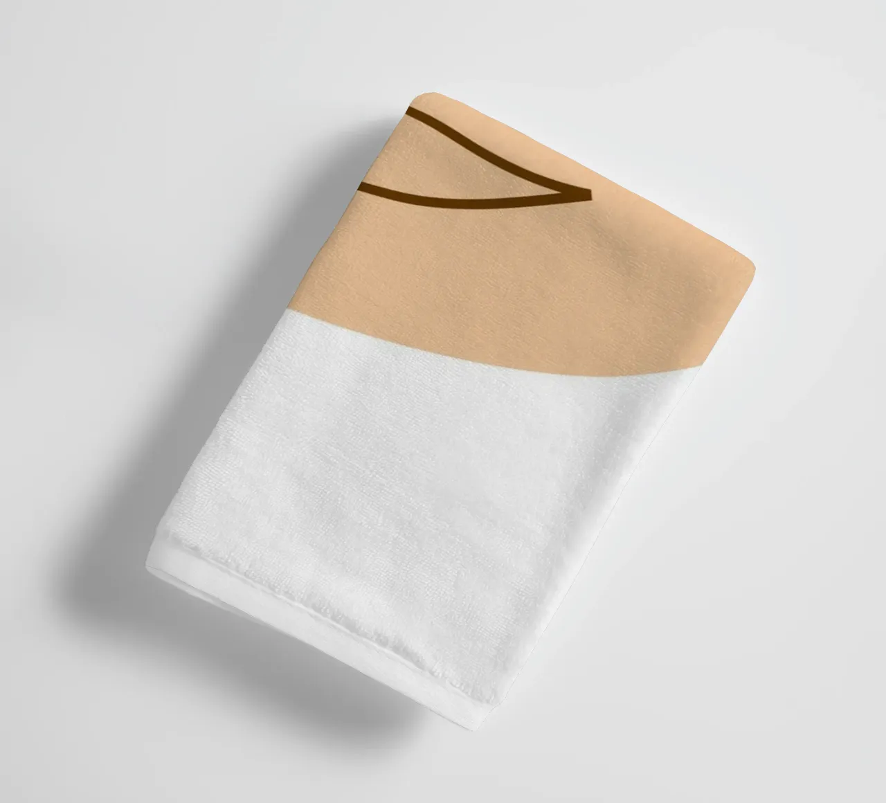 Abstract composition a leafy twig serviette de bain de LisaArtes