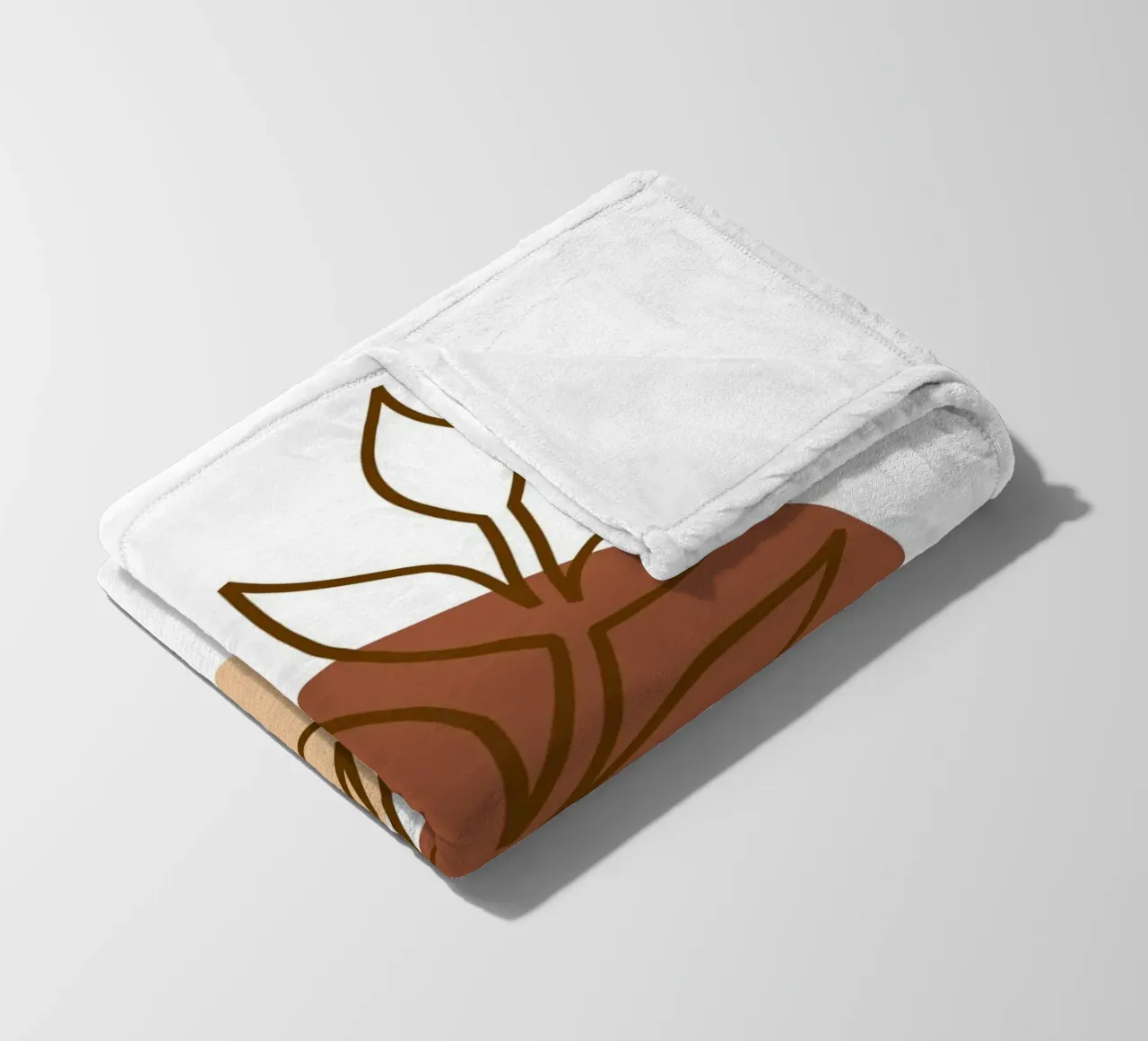 Abstract composition a leafy twig coperta in pile da LisaArtes