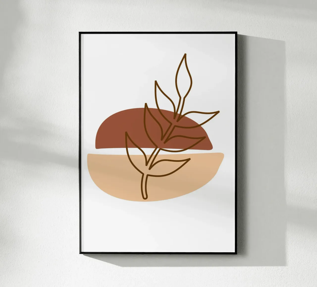 Abstract composition a leafy twig plexiglass da LisaArtes