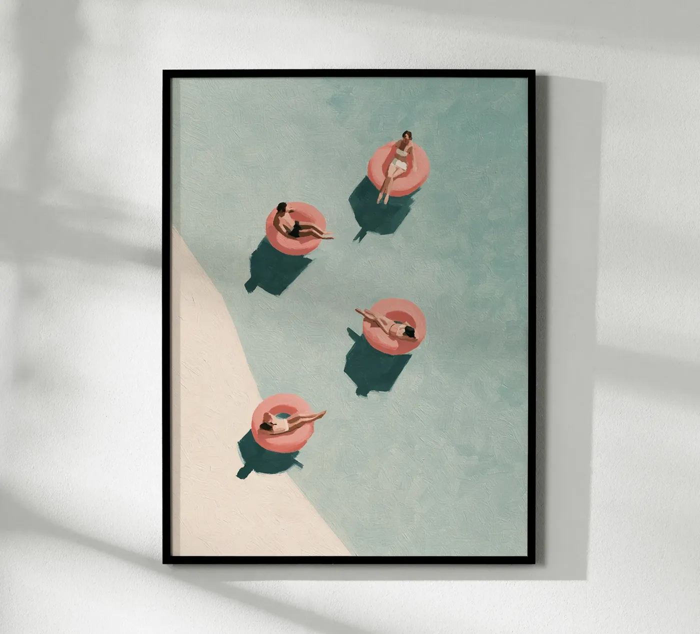 Poolside Drift poster da SunnyCanvas Co.